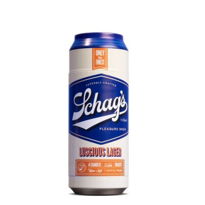 Schags Luscious Lager Beer Can Stroker