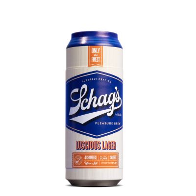 Schags Luscious Lager Beer Can Stroker