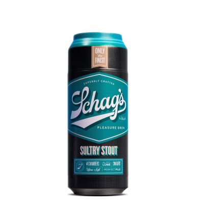 Schags Sultry Stout Beer Can Stroker