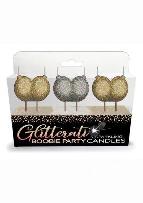 Glitterati Boobie Party Candles