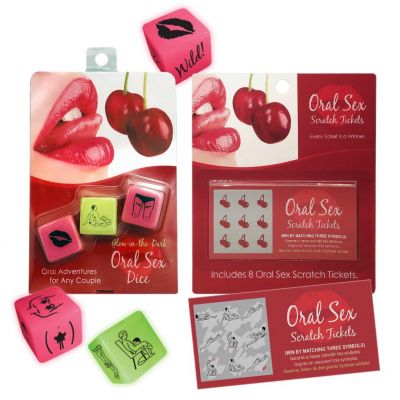 Glow-In-the -Dark Oral Sex Dice Couples Game