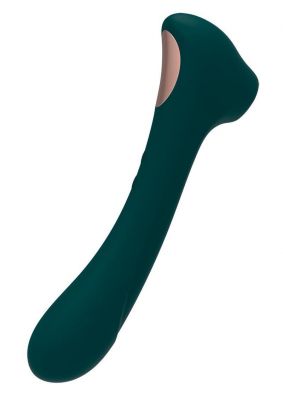 Alive Quiver Rechargeable Silicone Dual End Vibrator and Clitoral Stimulator