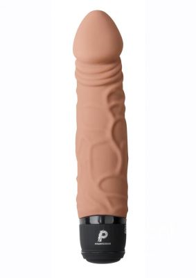Powercocks Silicone Rechargeable Realistic Vibrator 6.5in