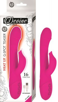 Devine Vibes Heat Up G-Spot Teaser Rechargeable Silicone Warming Vibrator