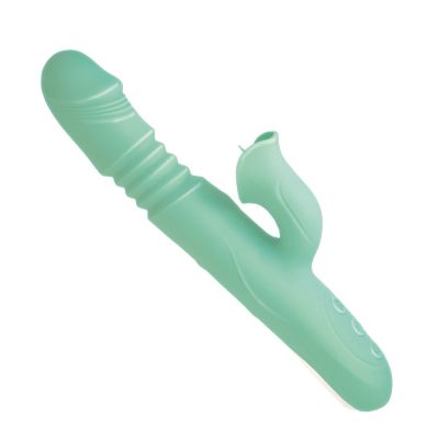 Princess Passion Heat Rechargeable Silicone Warming Vibrator with Clitoral Wheel