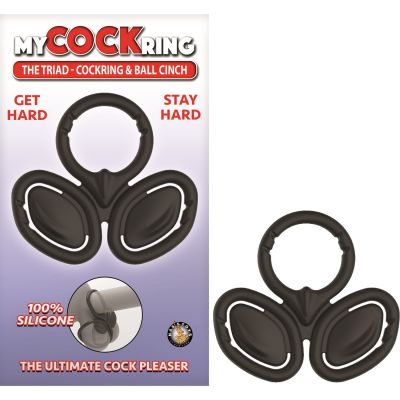 My Cockring The Triad Silicone Cock Ring & Ball Cinch