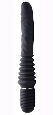 Master Series Vibrating & Thrusting Rechargeable Silicone Dildo