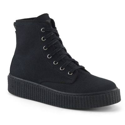 Black Canvas High Tops