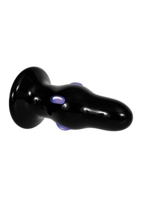 Adam & Eve Rear Rocker Vibrating Rechargeable Glass Anal Plug