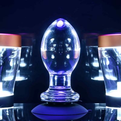 Gender X Crystal Ball Glass Plug