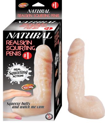 Natural Realskin Squirting Penis #1 Dildo