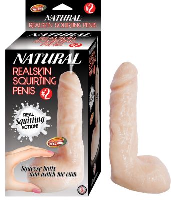 Natural Realskin Squirting Penis #2 Dildo