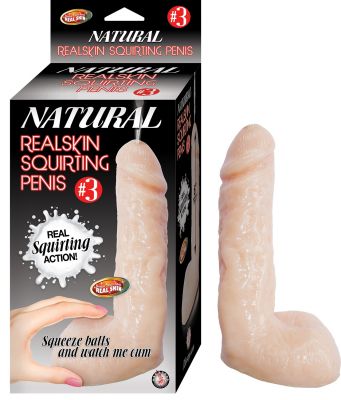 Natural Realskin Squirting Penis #3 Dildo
