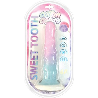 Cotton Candy Sweet Tooth Mini Silicone Dildo