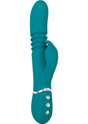 Adam & Eve Eve's Rechargeable Silicone Thrusting Rabbit Vibrator