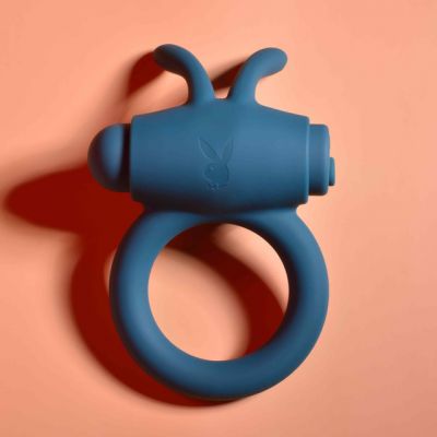 Playboy Bunny Buzzer Rechargeable Silicone Cock Ring