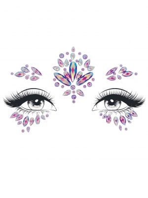Prettiest Peacock Adhesive Face Jewels