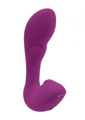 Playboy Arch Rechargeable Silicone Vibrator with Clitoral Stimulator