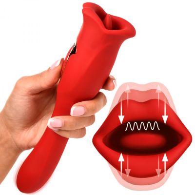 Lickgasm Kiss & Tell Pro Dual-Ended Kissing Rechargeable Silicone Vibrator