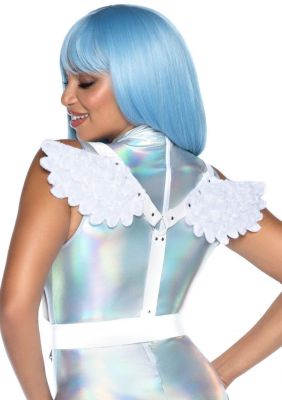 Furry Angel Wings Body Harness