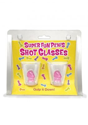 Super Fun Penis Shot Glasses (2 per Set)