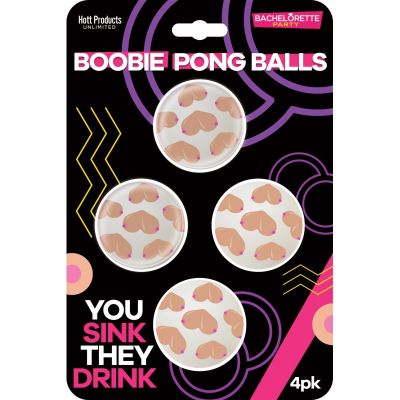 Boobie Beer Pong Balls (4 per Pack)