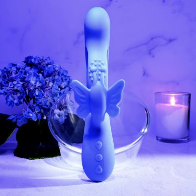 Butterfly Dreams Rechargeable Silicone Dual Stimulating Vibrator