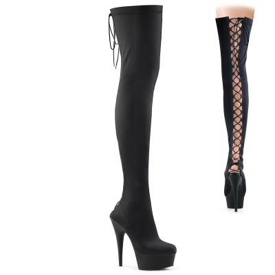 Lace Me Up Thigh High Boots