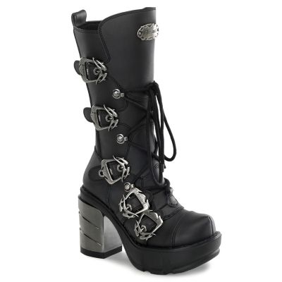 Sinister Studded Calf Boots