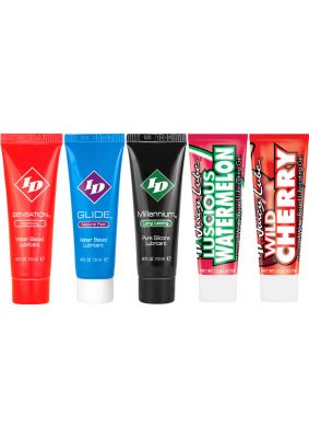 ID Sensual Sampler Lubricants - 5 Pack