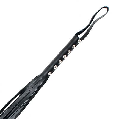 12 Strand Leather Flogger Whip