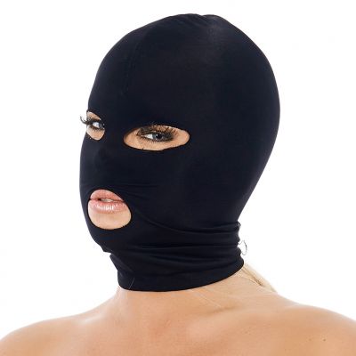 Nylon And Spandex Hood With Open Eyes and Mouth