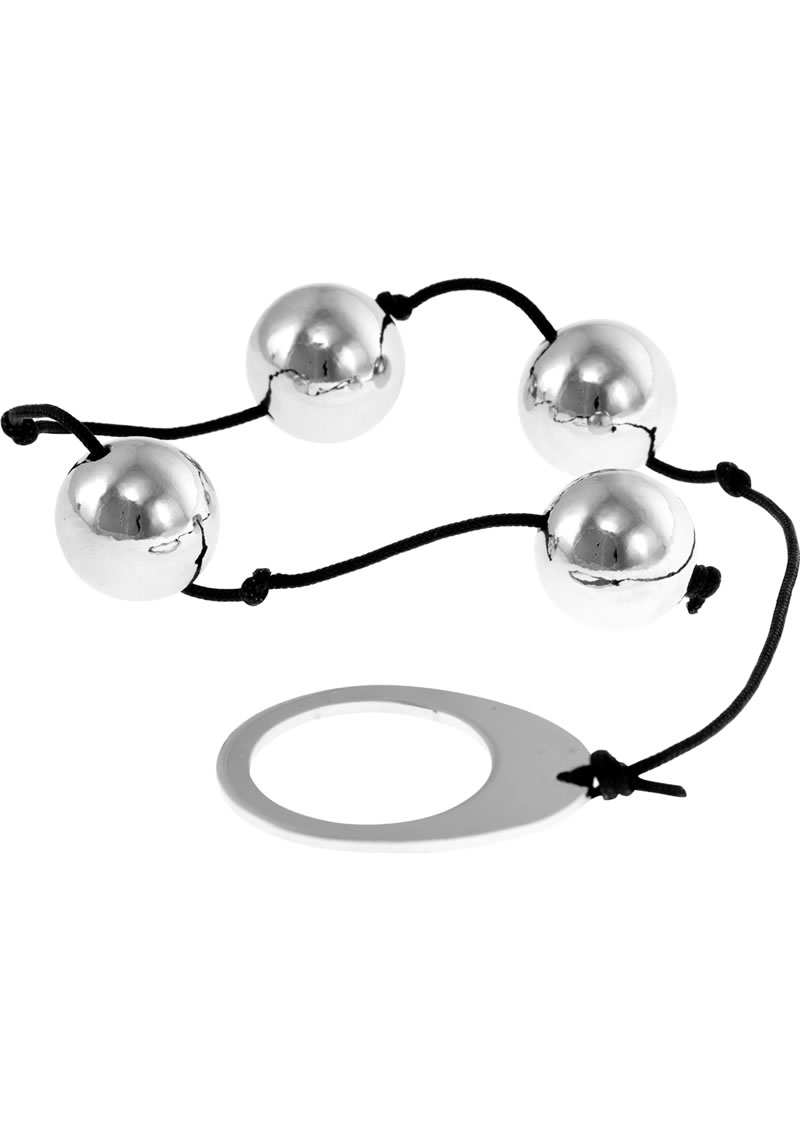 Kinx+Heavy+Metal+Weighted+Anal+Beads+9+Inch