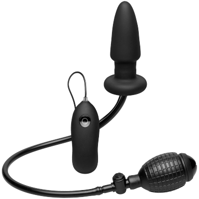 Deluxe Wonder Inflatable Vibrating Butt Plug