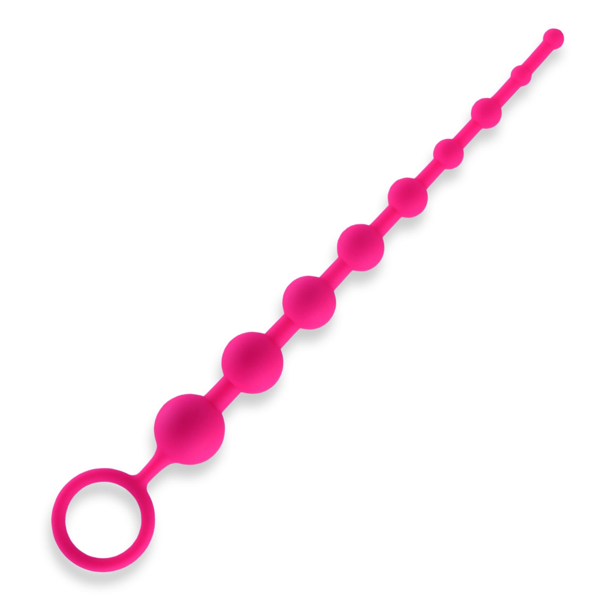 Hustler+Silicone+Anal+Beads+9+Balls+12+Inch