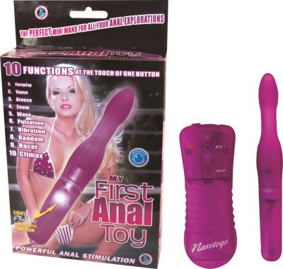 My First Anal Toy Vibrator Light Up Waterproof