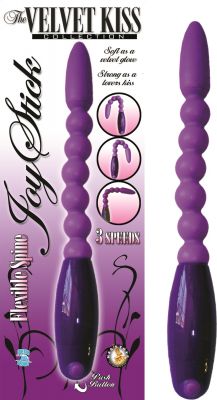 The Velvet Kiss Collection Joy Stick With Flexible Spine Waterproof 7 Inch
