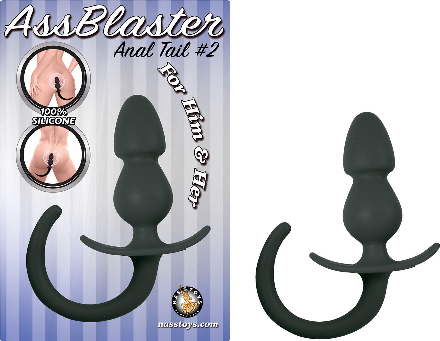 Ass+Blaster+Anal+Tail+2+Silicone+Waterproof