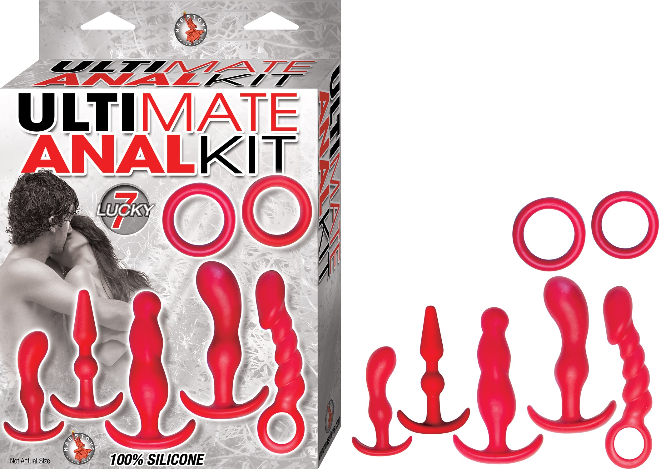 Ultimate+Anal+Kit+Silicone+Waterproof+7+Piece+Kit