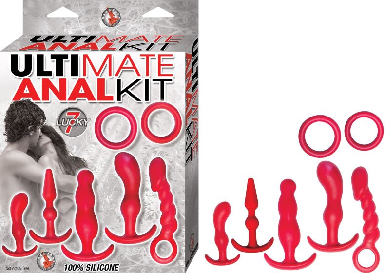 Ultimate Anal Kit Silicone Waterproof 7 Piece Kit
