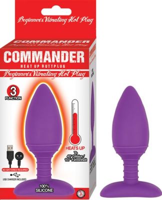 Nasstoys Commander Beginner Silicone Vibrating Hot Plug Waterproof