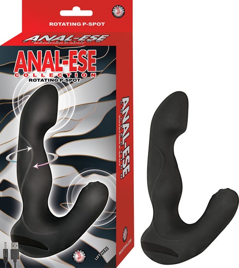 Black+Anal+Ease+Coll+Rotating+Pspot+Vibe+-+Prostate+Messager