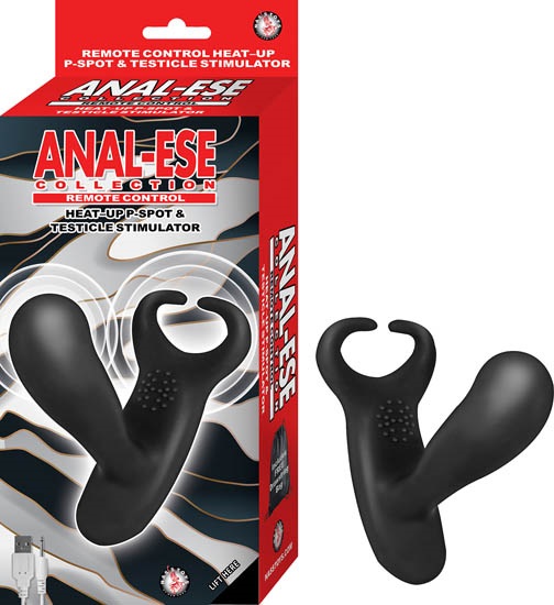 Anal+Ese+Collection+Heat+P-spot+Testicle+Stimulator+USB+Rechargeable