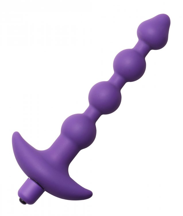 Violet+Vibrating+Silicone+Anal+Beads