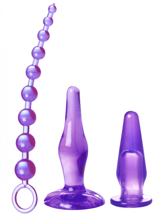 Amethyst+Adventure+3+Piece+Anal+Toy+Kit