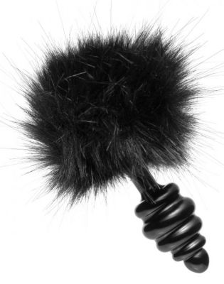 Bumble Bunny Faux Fur Tail Plug