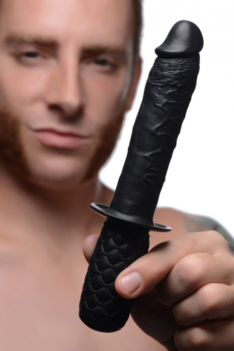 Realistic+10X+Silicone+Vibrating+Thruster