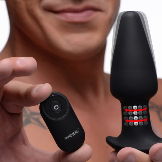 Gyro-R+10X+Smooth+Rimming+Plug+with+Remote+Control