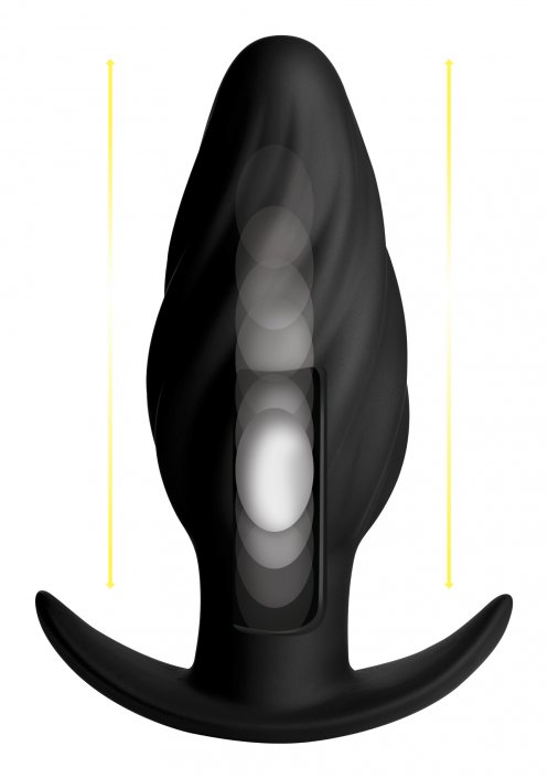 Kinetic+Thumping+7X+Swirled+Anal+Plug