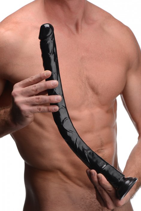 Hosed+Realistic+19+Inch+Anal+Dildo